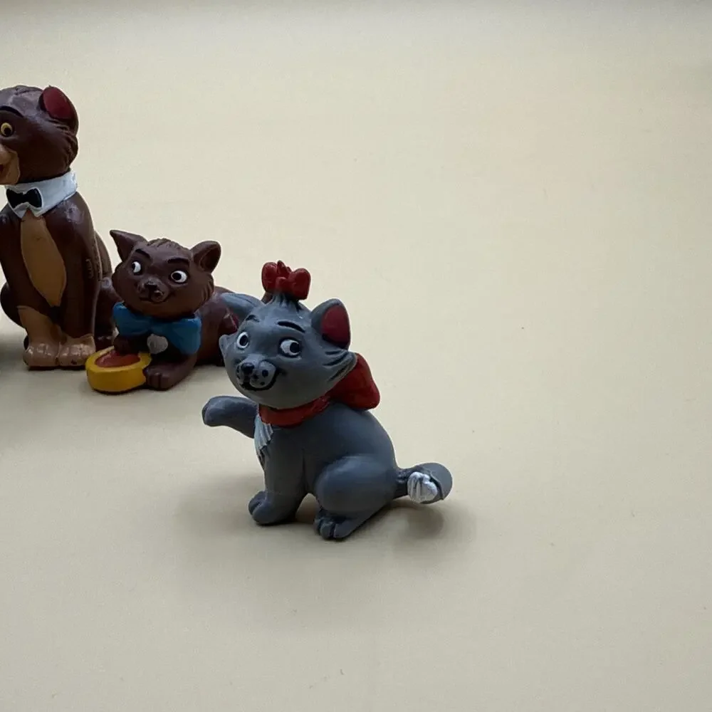 RARE ARISTOCATS Disney figurines Spain 1980s Lot Family Collectible